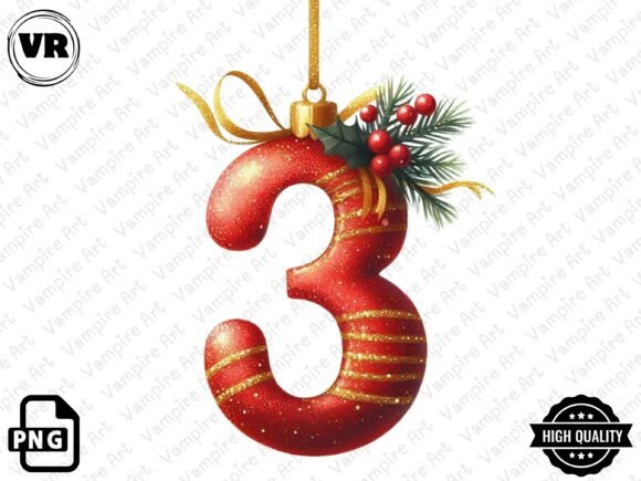 Download Holiday Typeface and Number Clipart PNG - Holiday Collection