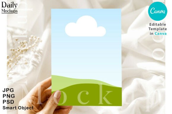 Download 5×7 Luxury Greeting Card Mockup - Luxury Collection