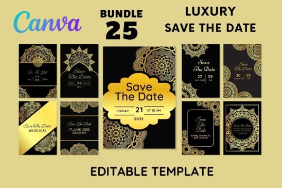 Download 25 Luxury Save the Date Card Vol-2 - Luxury Collection