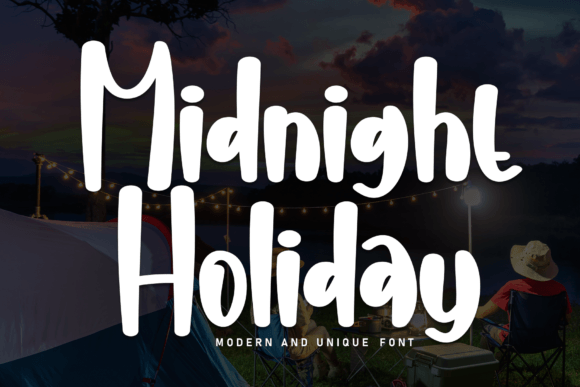 Download Midnight Holiday Font - Holiday Collection