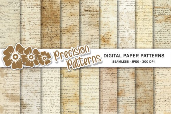 Download Ephemera Handwritten Script Junk Journal - Handwritten script Collection